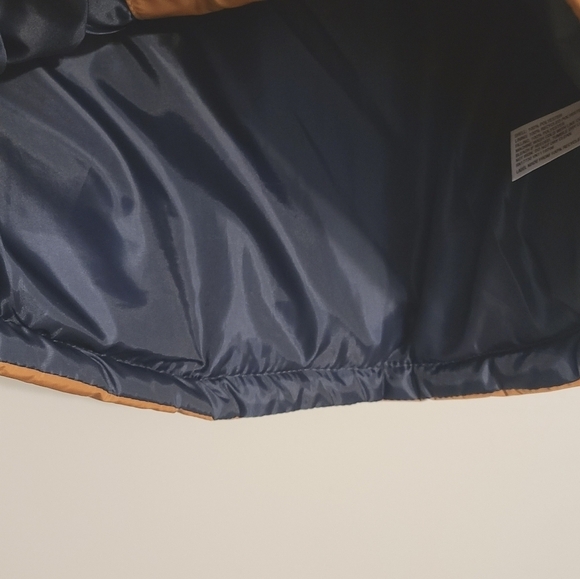 Goodfellow & Co. | Men's Brown/Tan Full Zipper Puffy Vest (Size Small) - Picture 9 of 12